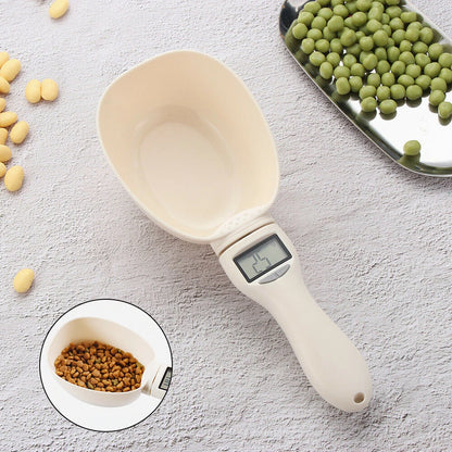 Pet Food Measuring Scoop With LED Measurement Display 
