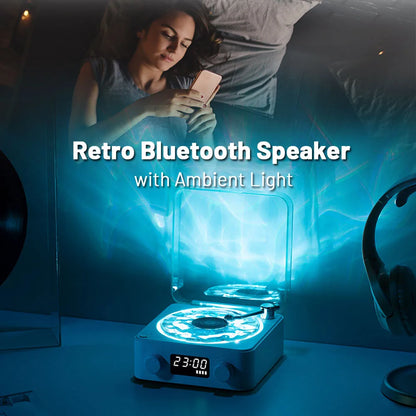 Retro Record Player Night Light