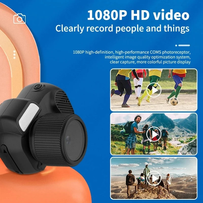 Mini Camera With Screen 1080P