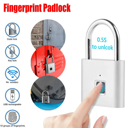 Revolutionary Smart Fingerprint Door Lock - Secure Your Home with Quick 0.5s Access!