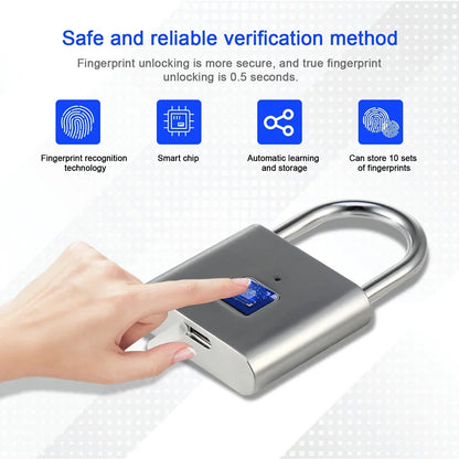 Revolutionary Smart Fingerprint Door Lock - Secure Your Home with Quick 0.5s Access!