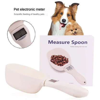 Pet Food Measuring Scoop With LED Measurement Display 